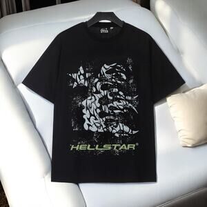 hellstar round neck short sleeve t-shirt Size: M